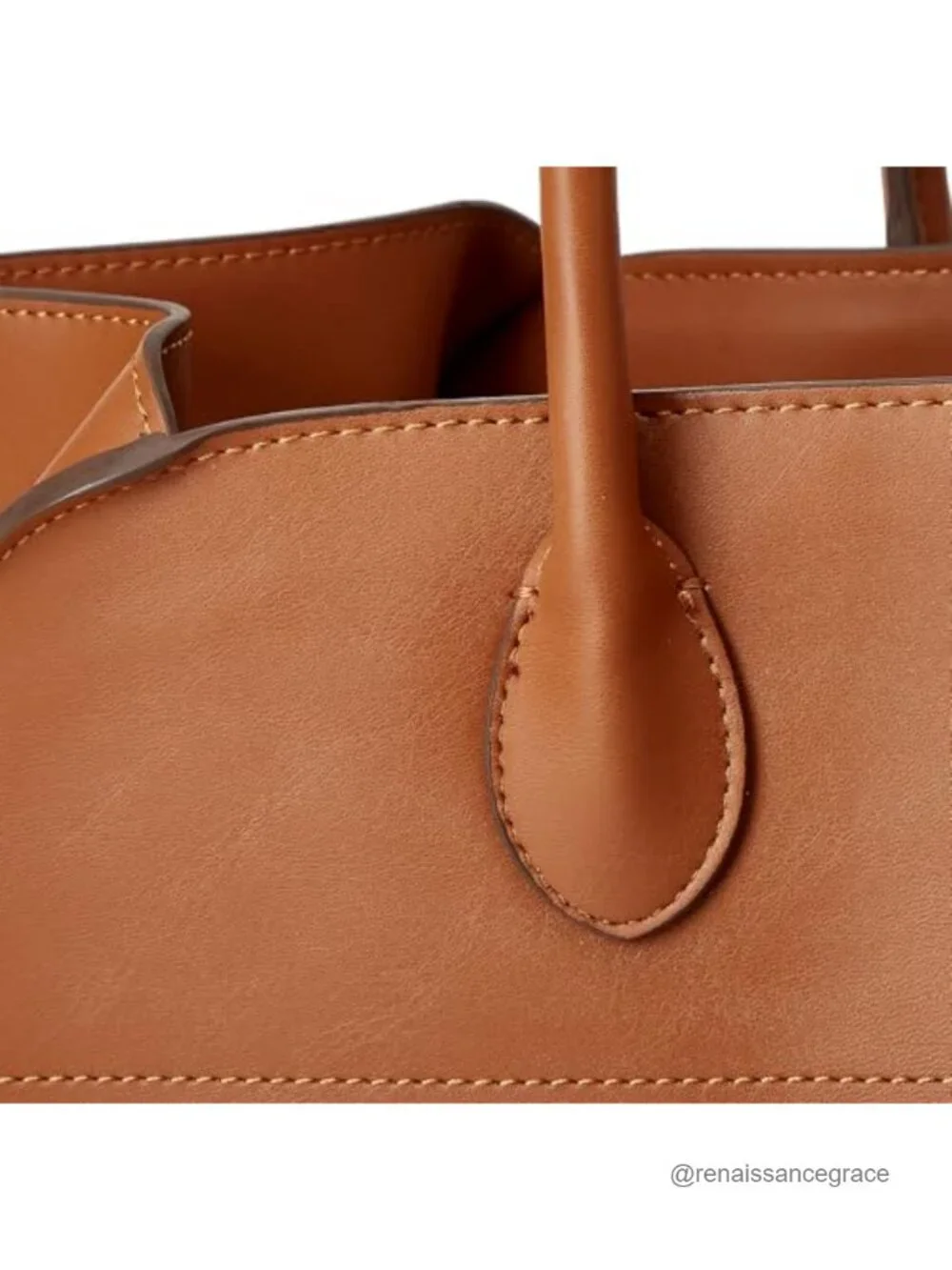 Vegan Leather Large Tote Bag with Top Handle Retro Work Purse